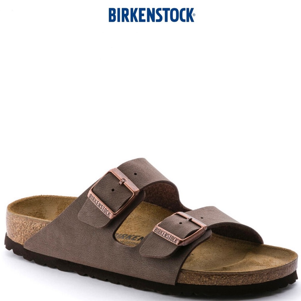 Birkenstock Arizona Mocha Birkibuc Size EU 38 NWT